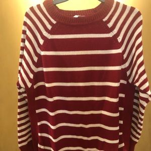 Red striped sweater